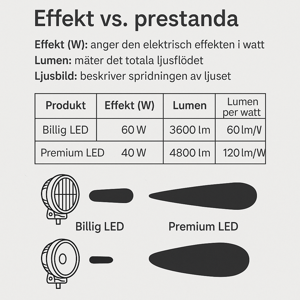 EFFEKT VS. PRESTANDA – SÅ TOLKAR DU WATT-TAL