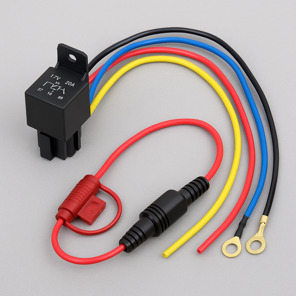 RELÄKABLAGE OCH STRÖMBELASTNING FÖR EXTRALJUS