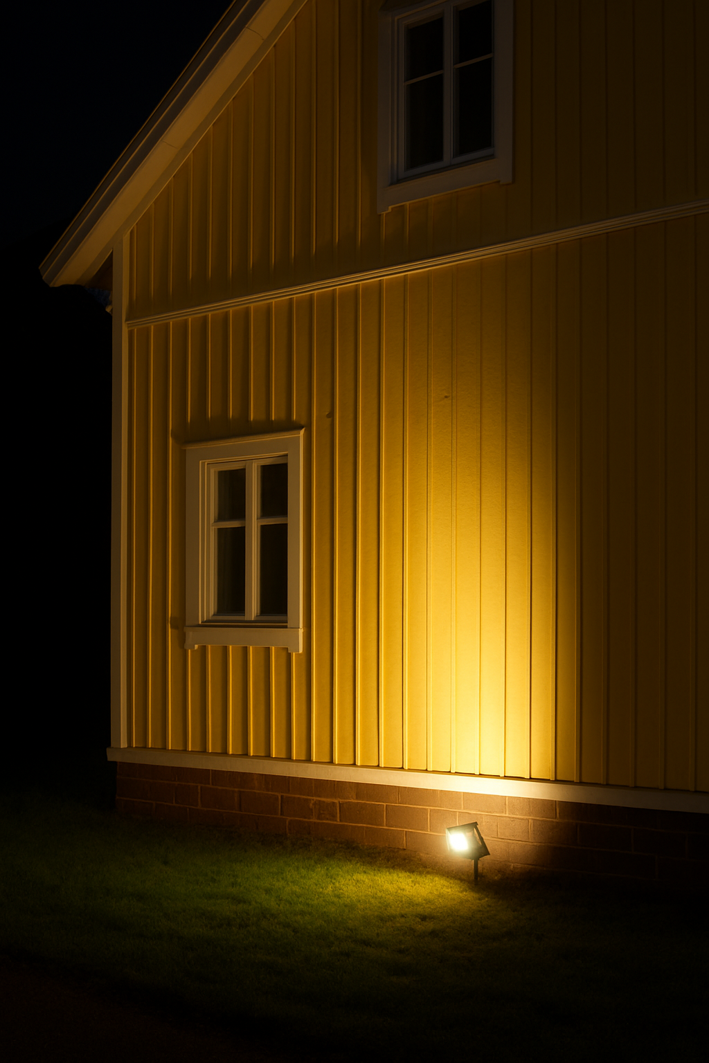 BÄSTA MONTERINGSHÖJDEN FÖR FASADBELYSNING OCH GÅRDSSTRÅLKASTARE