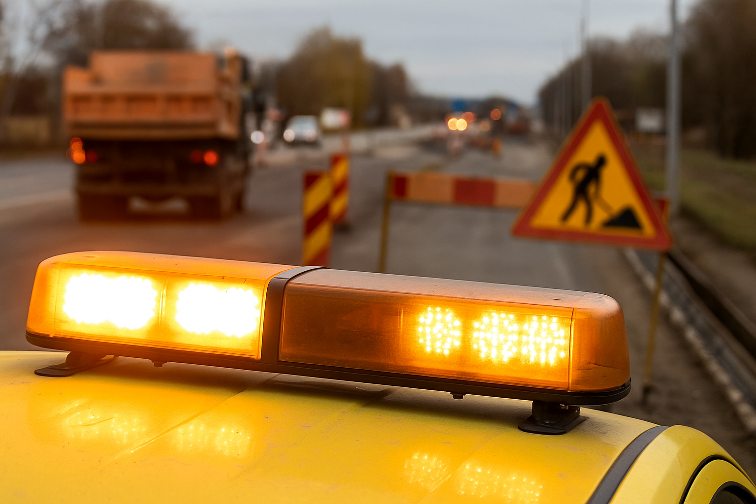 VARFÖR VARNINGSLJUS RÄDDAR LIV VID VÄGARBETEN