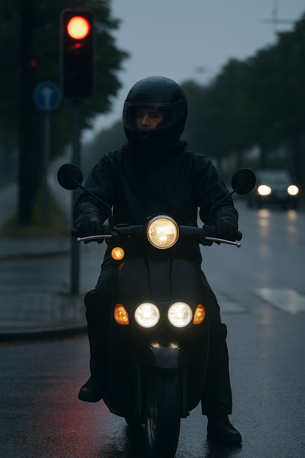 BELYSNING: VAD GÄLLER FÖR FORDON PÅ TVÅ HJUL?