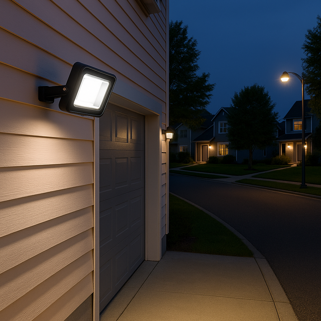 RÄTT RIKTNING OCH HÖJD PÅ STRÅLKASTARE: SÅ UNDVIKER DU SPILLJUS OCH GRANNBRÅK